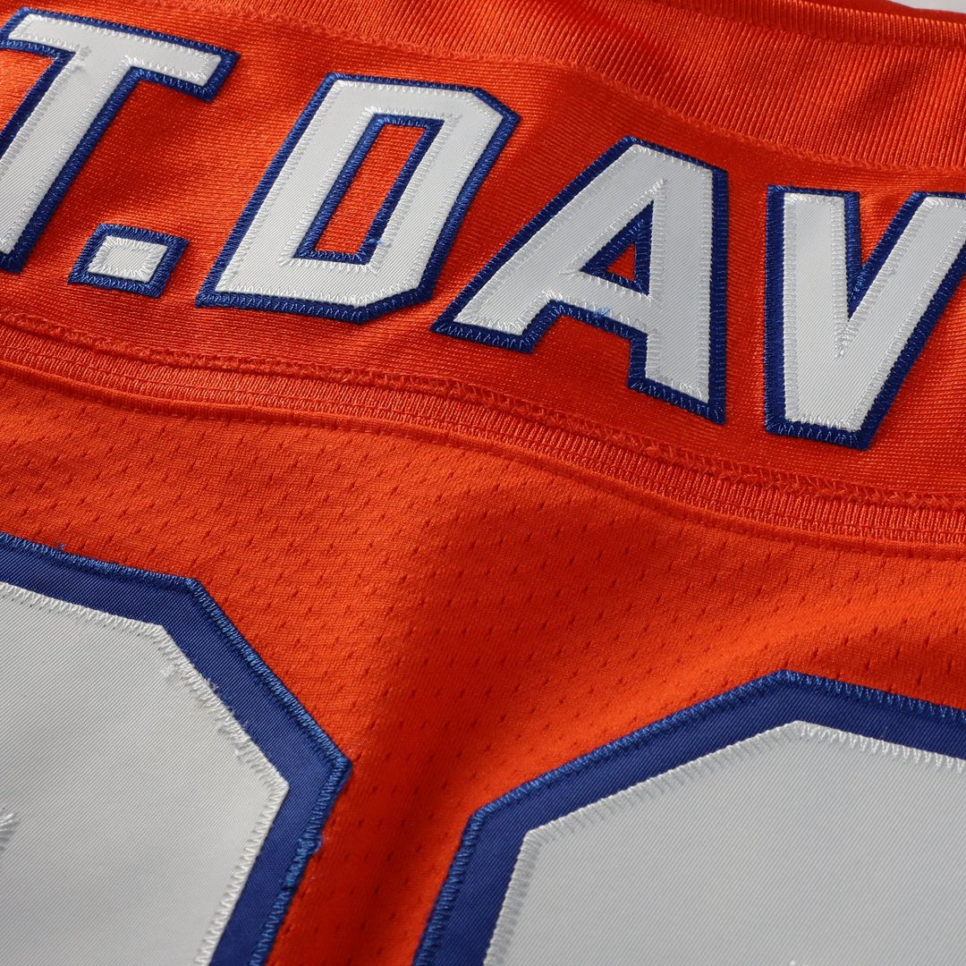 Men's Denver Broncos Terrell Davis Mitchell & Ness Orange 1995 Authentic Throwback Retired Player Jersey