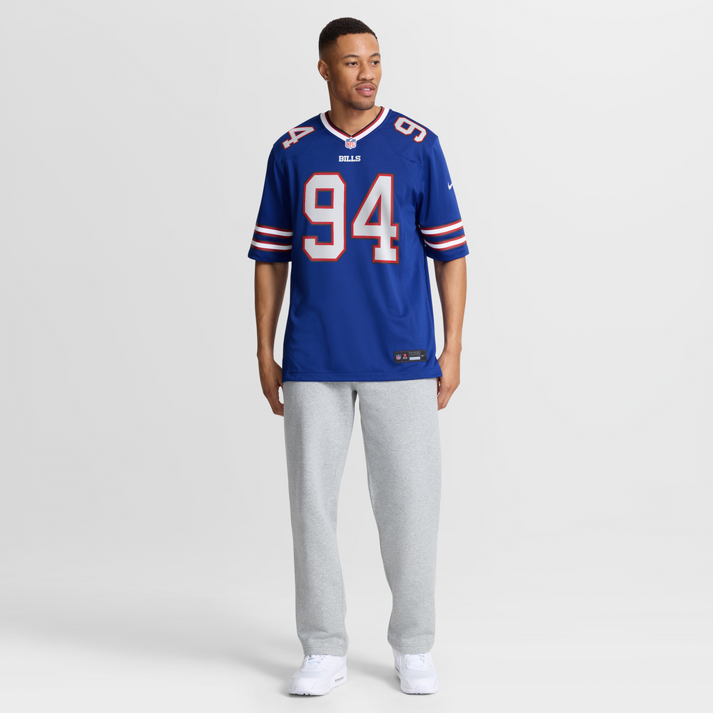 Men's Buffalo Bills Andrew Brown Nike  Royal  Game Jersey