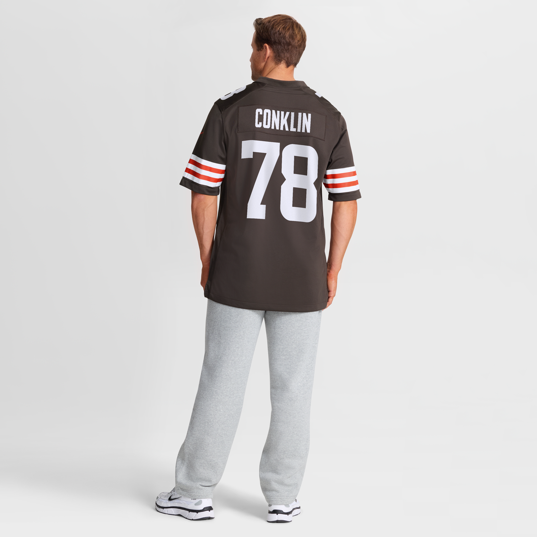 Men's Cleveland Browns Jack Conklin Nike  Brown Team Game Jersey