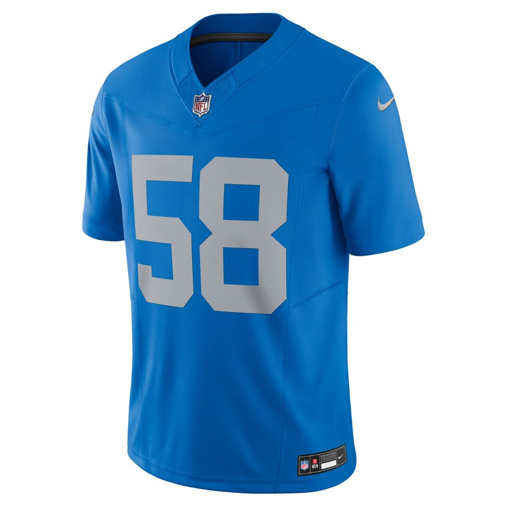 Men's Detroit Lions Penei Sewell Nike Blue Vapor F.U.S.E. Alternate Limited Jersey