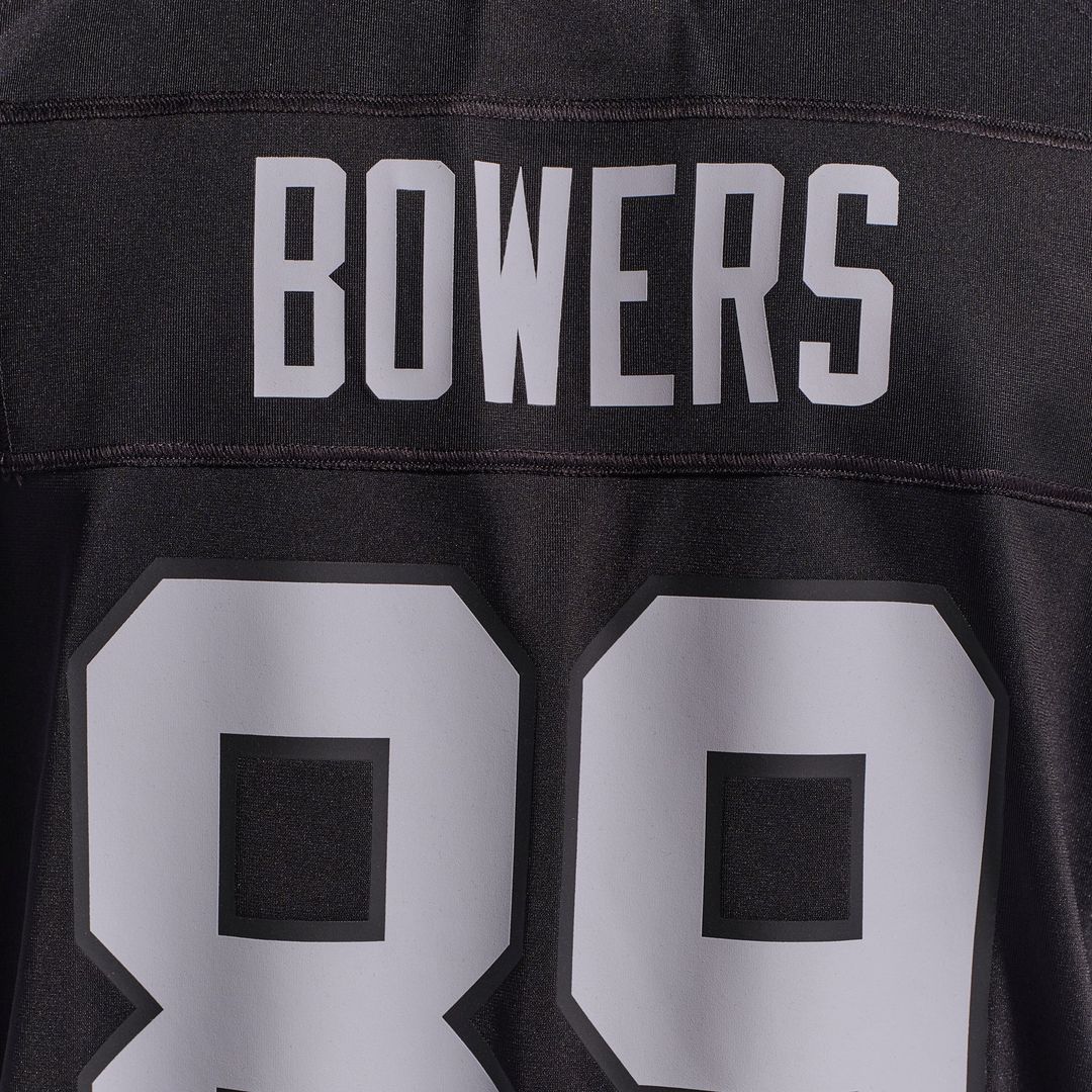 Men's Las Vegas Raiders Brock Bowers Nike Black  Player Game Jersey