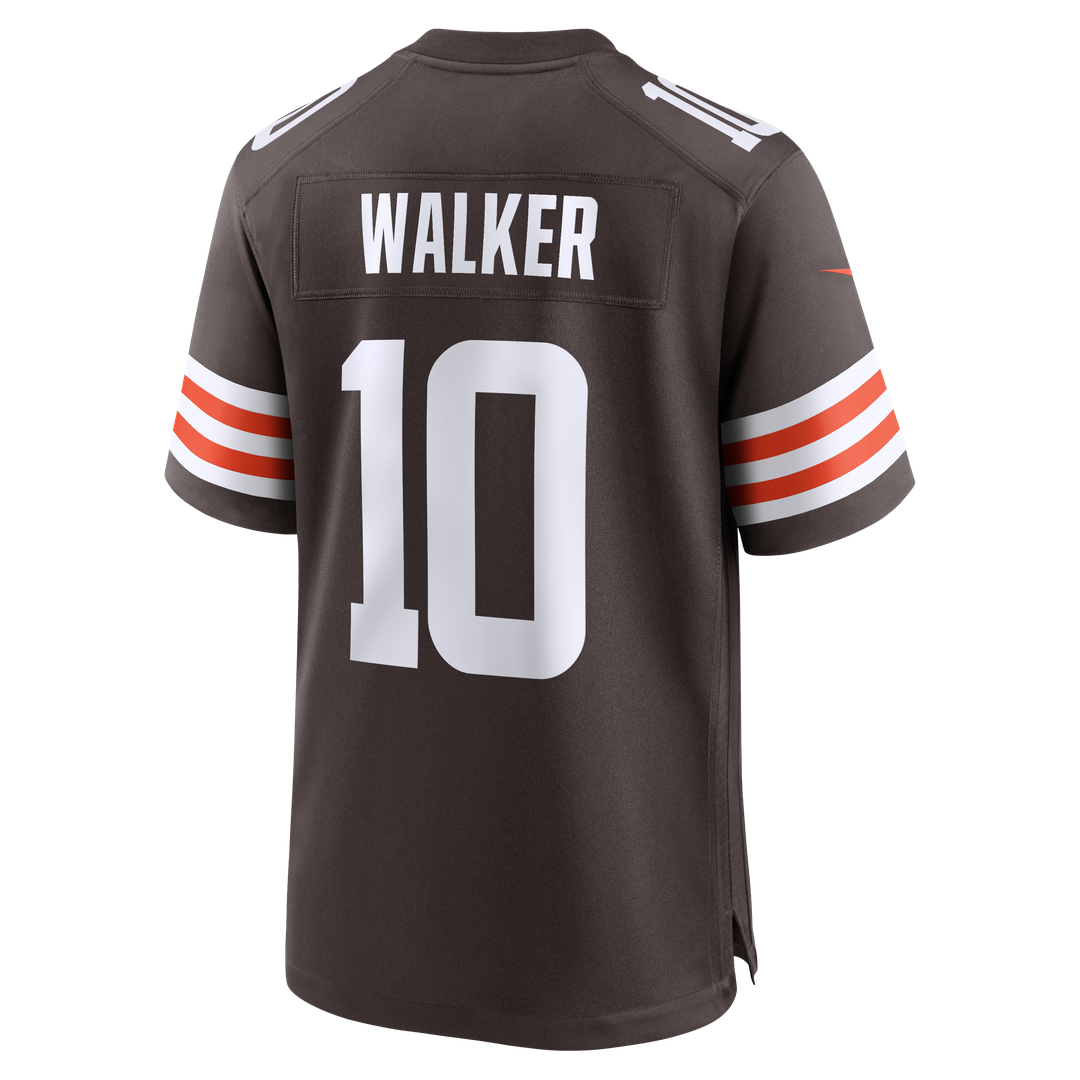 Men's Cleveland Browns Phillip Walker Nike  Brown Team Game Jersey