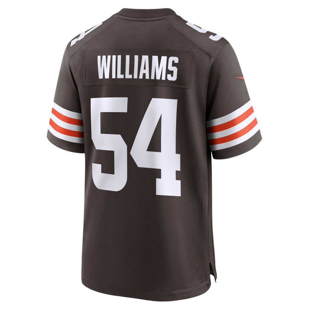 Men's Cleveland Browns Sam Williams Nike Brown Team Game Jersey