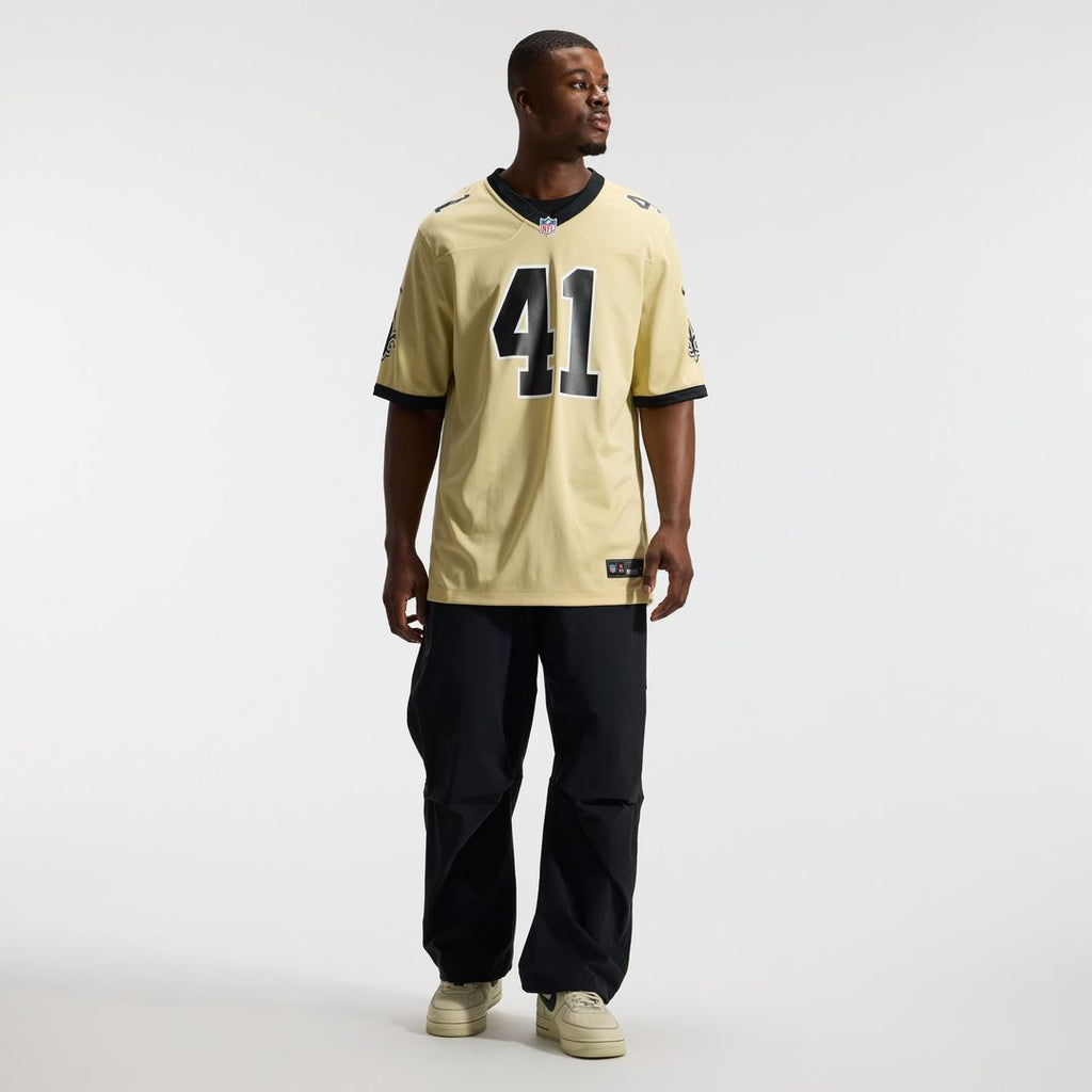 Men's New Orleans Saints Alvin Kamara Nike Gold Gameday Golds Alternate Game Player Jersey