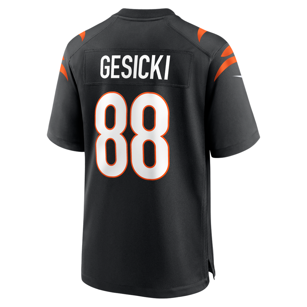 Men's Cincinnati Bengals Mike Gesicki Nike  Black Game Jersey