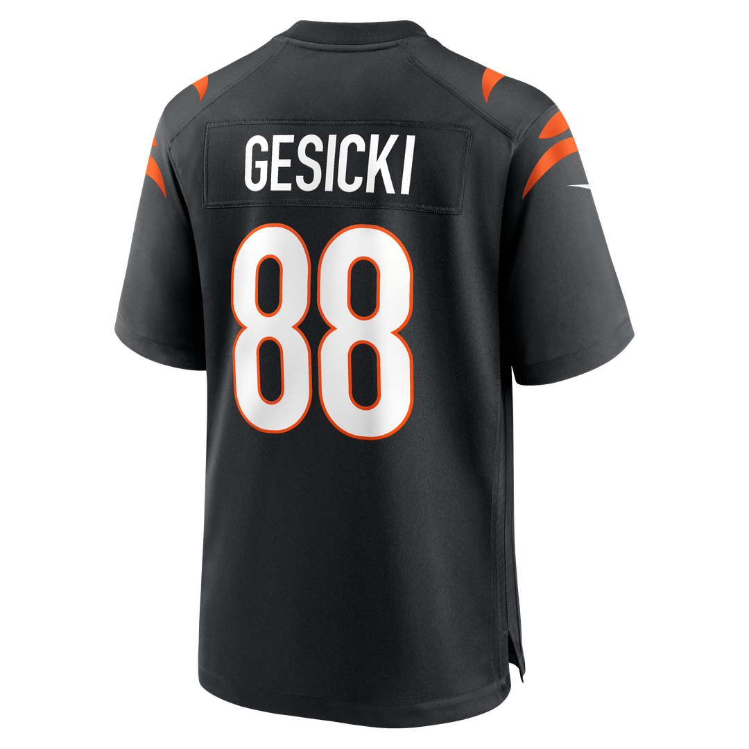 Men's Cincinnati Bengals Mike Gesicki Nike  Black Game Jersey