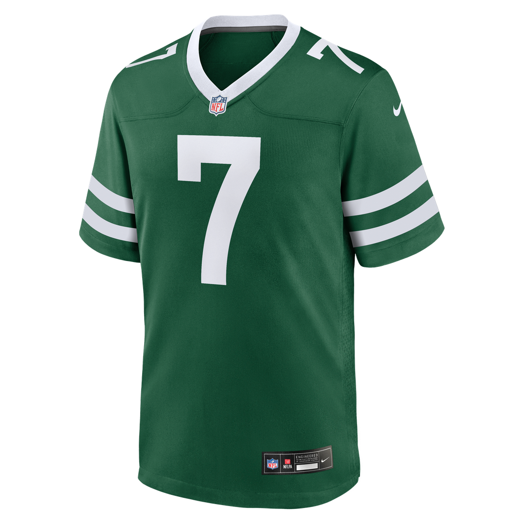 Men's New York Jets Geno Smith Nike Legacy Green Game Jersey