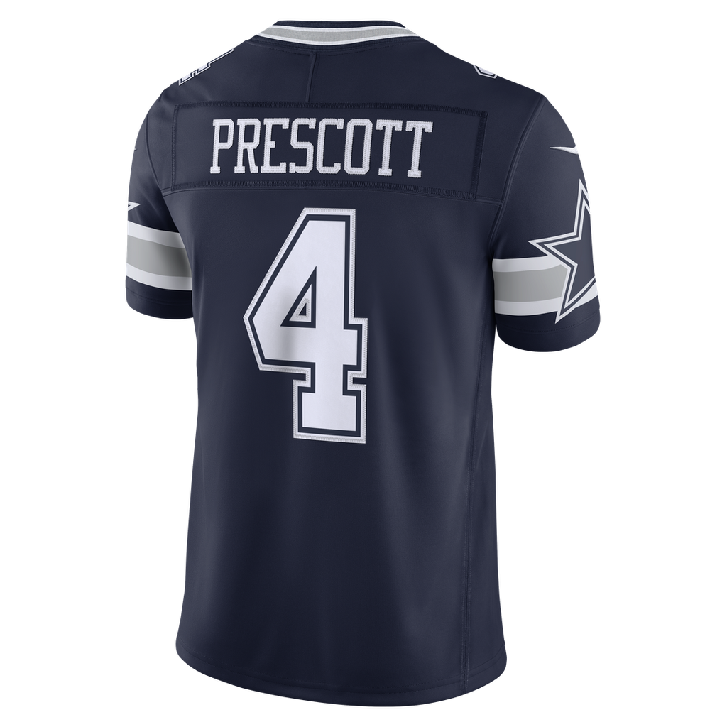 Men's Dallas Cowboys Dak Prescott Nike White Alternate Vapor F.U.S.E. Stitched Limited Jersey