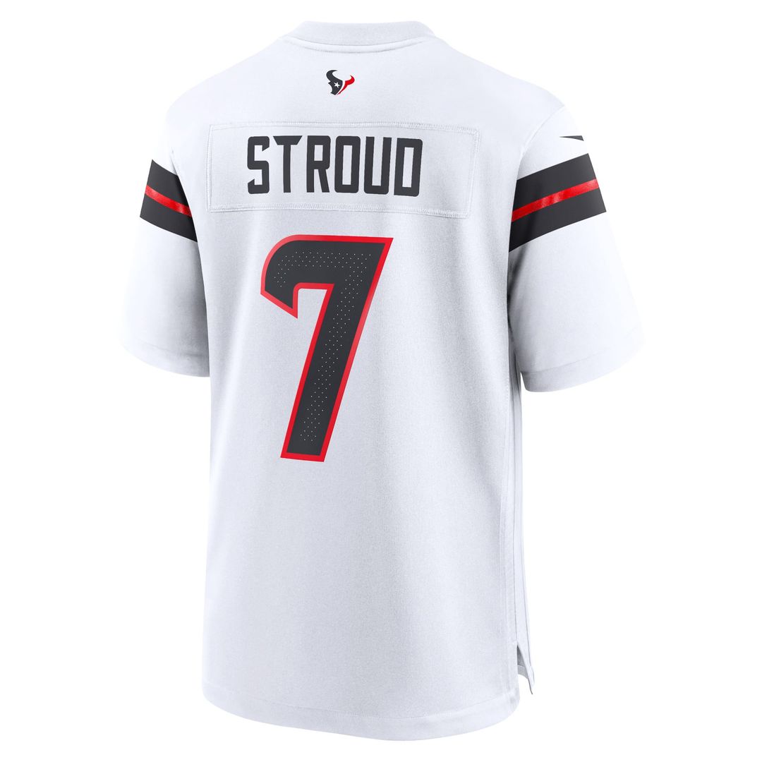 Men's Houston Texans C.J. Stroud Nike Navy Game Jersey