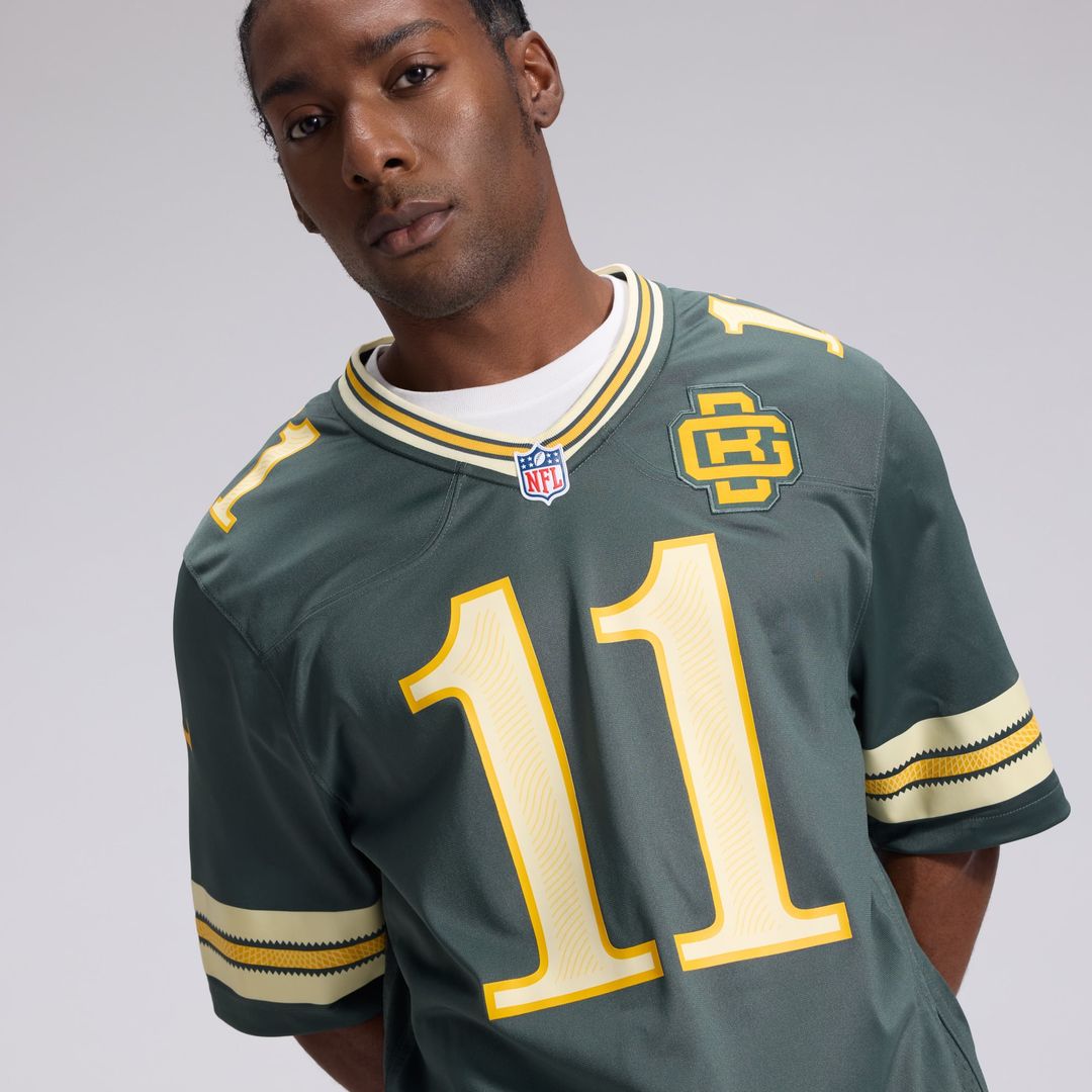 Men's Green Bay Packers Jayden Reed Nike Green 2026 Rivalries Collection Game Jersey