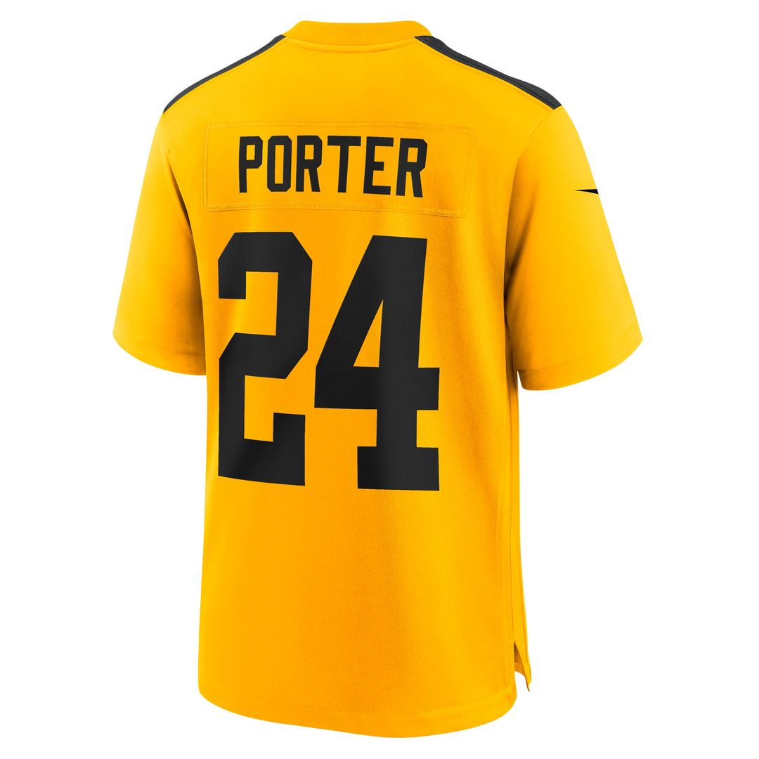 Men's Pittsburgh Steelers Joey Porter Jr. Nike Black  Game Jersey
