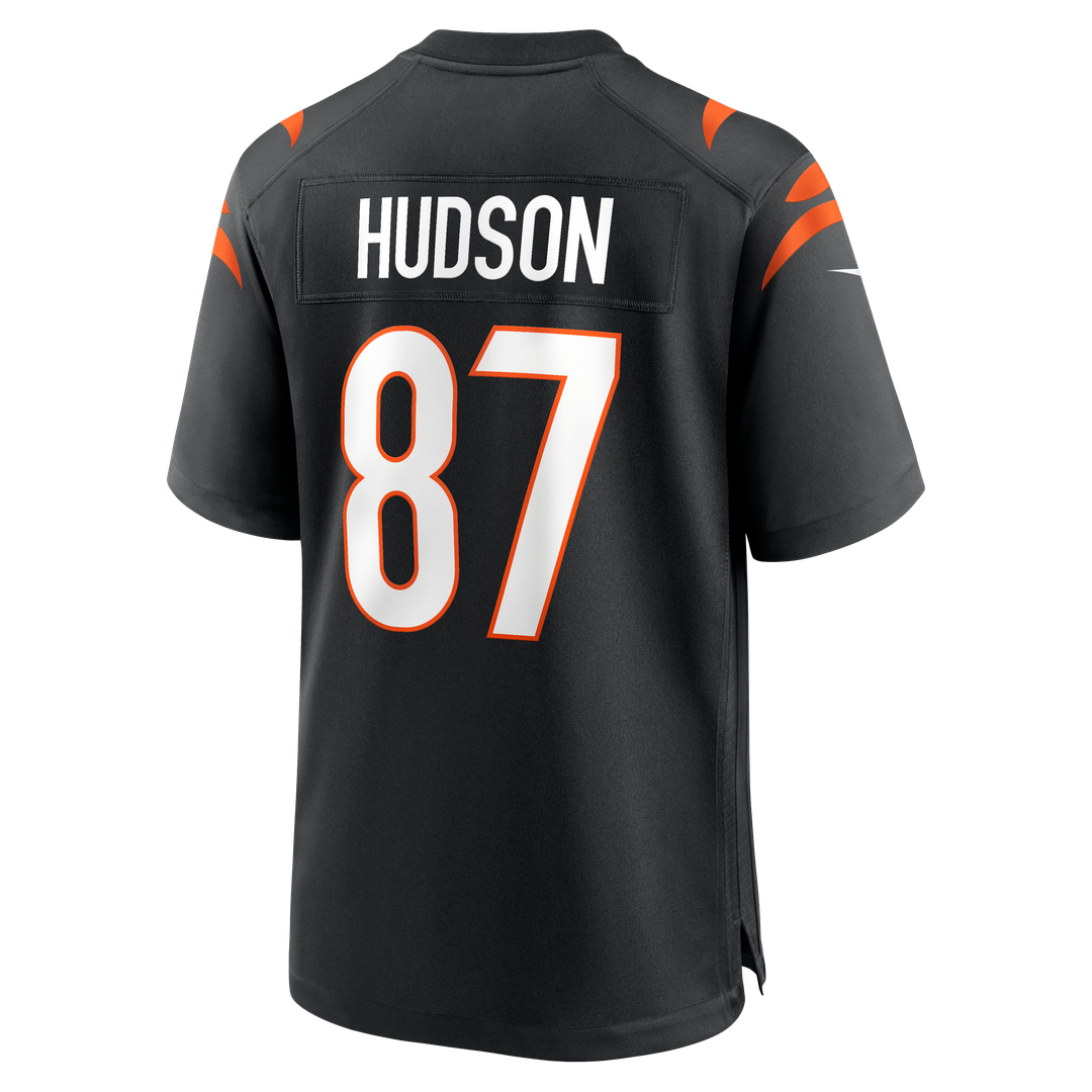 Men's Cincinnati Bengals Tanner Hudson Nike Black Home Game Player Jersey
