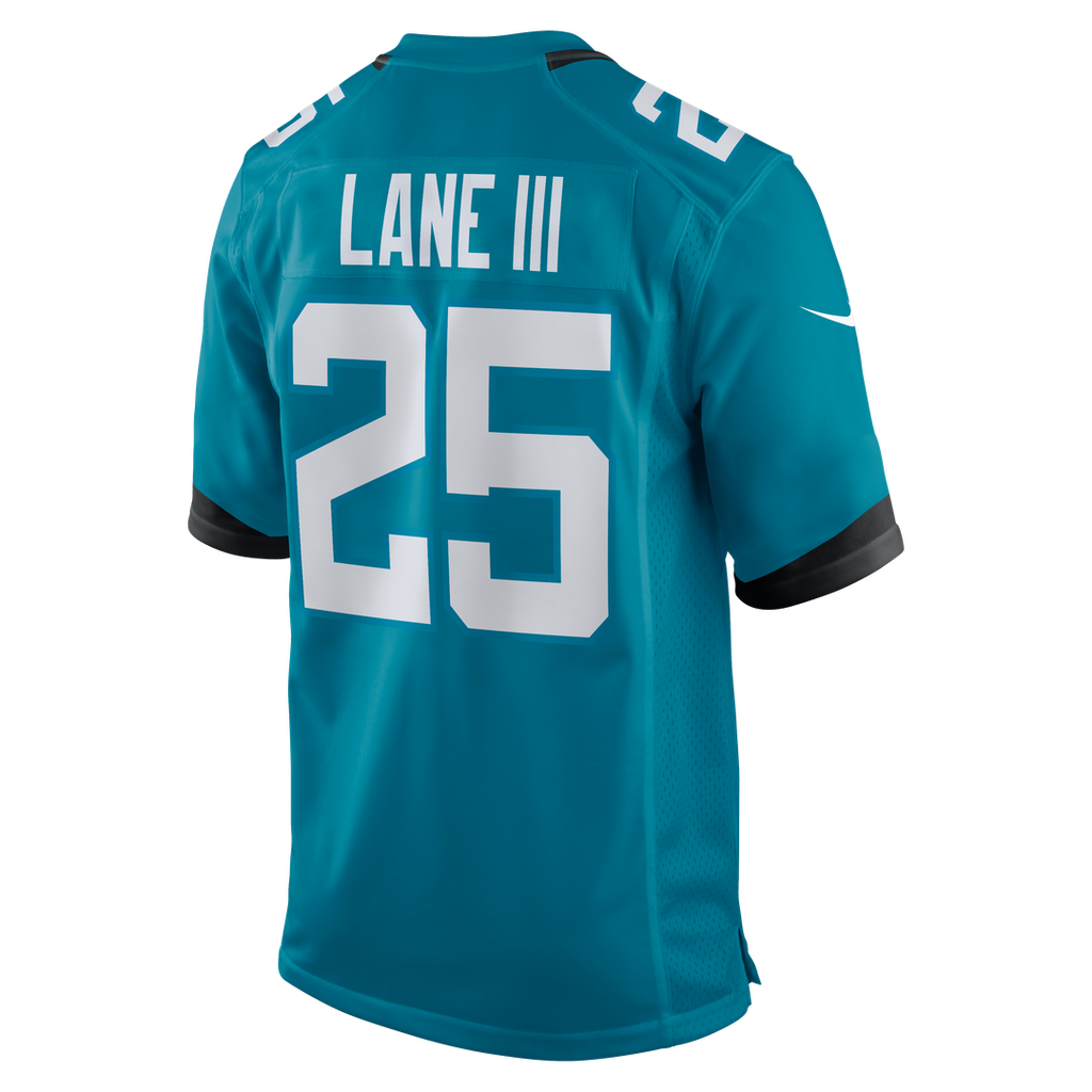 Men's Jacksonville Jaguars Rayuan Lane III Nike  Teal Team Game Jersey