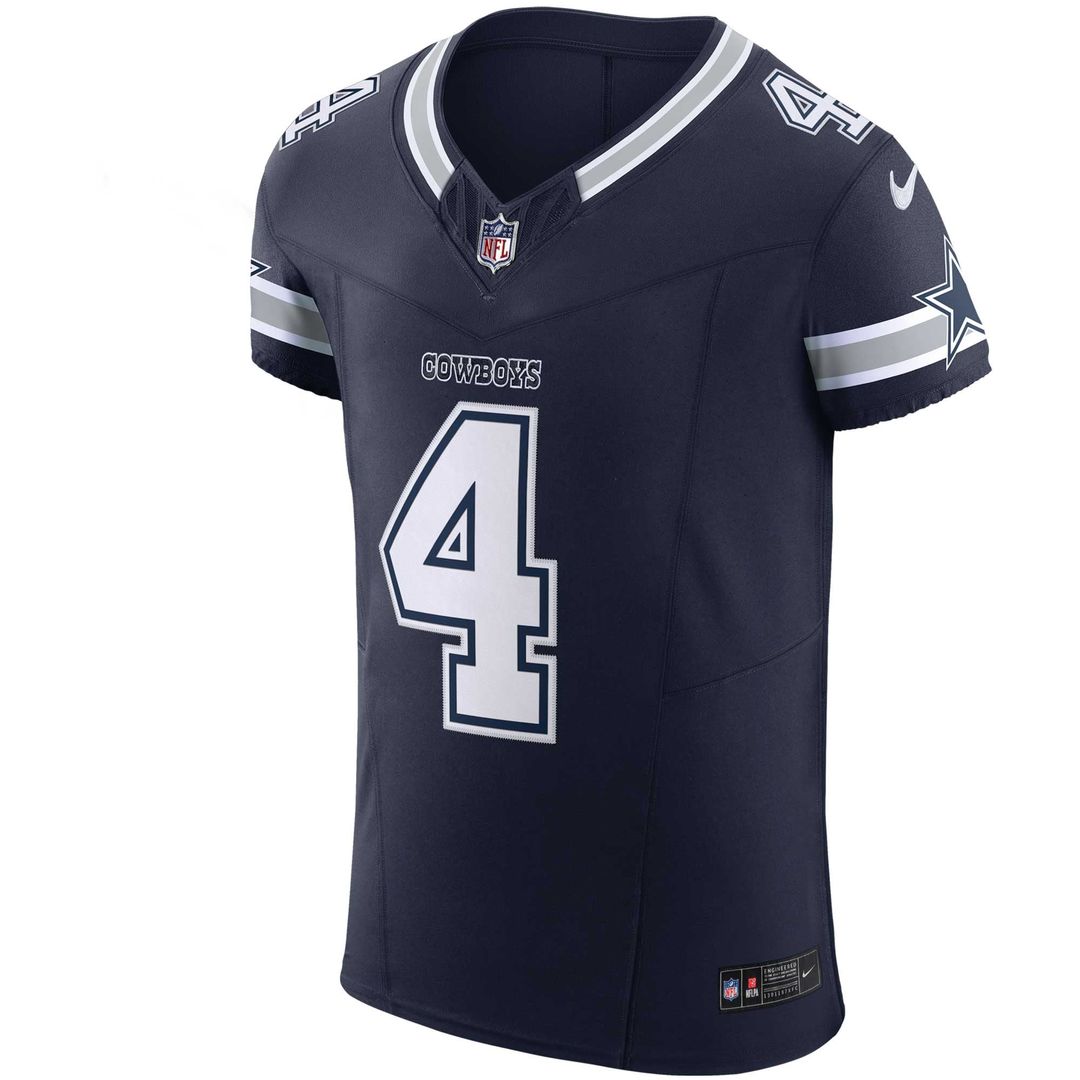 Men's Dallas Cowboys Dak Prescott Nike Navy Team Vapor F.U.S.E. Elite Jersey