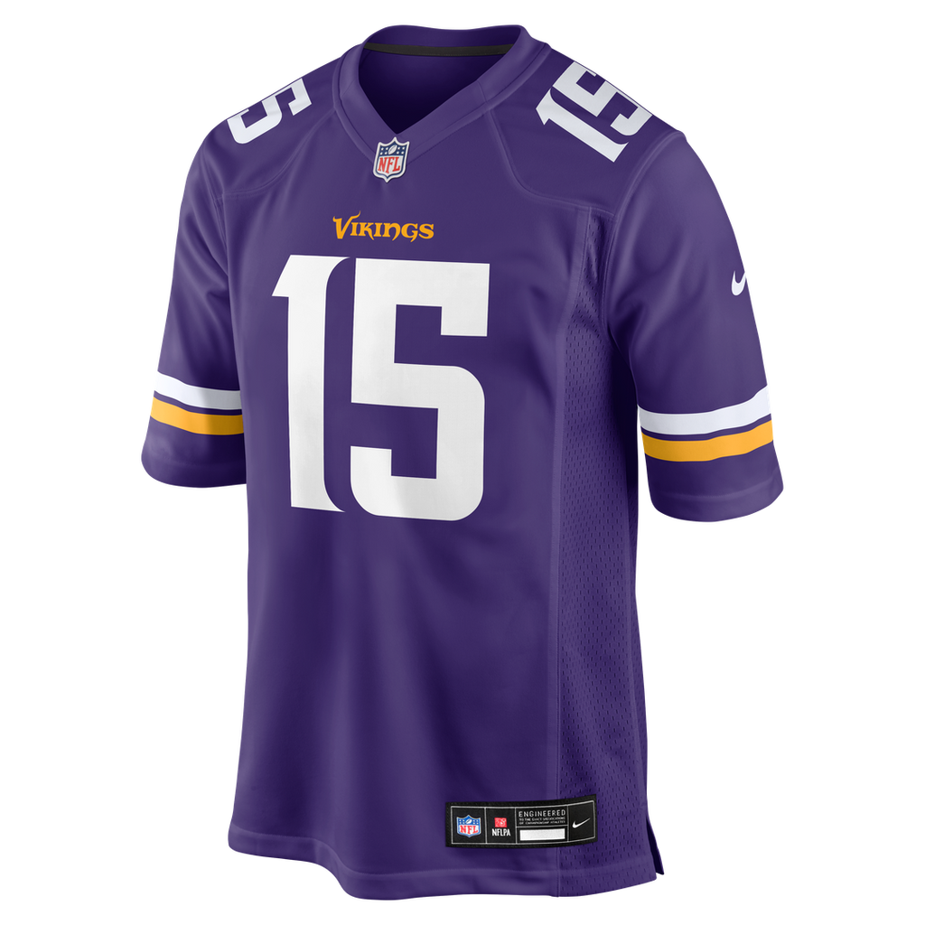 Men's Minnesota Vikings Dallas Turner Nike Purple  Player Game Jersey