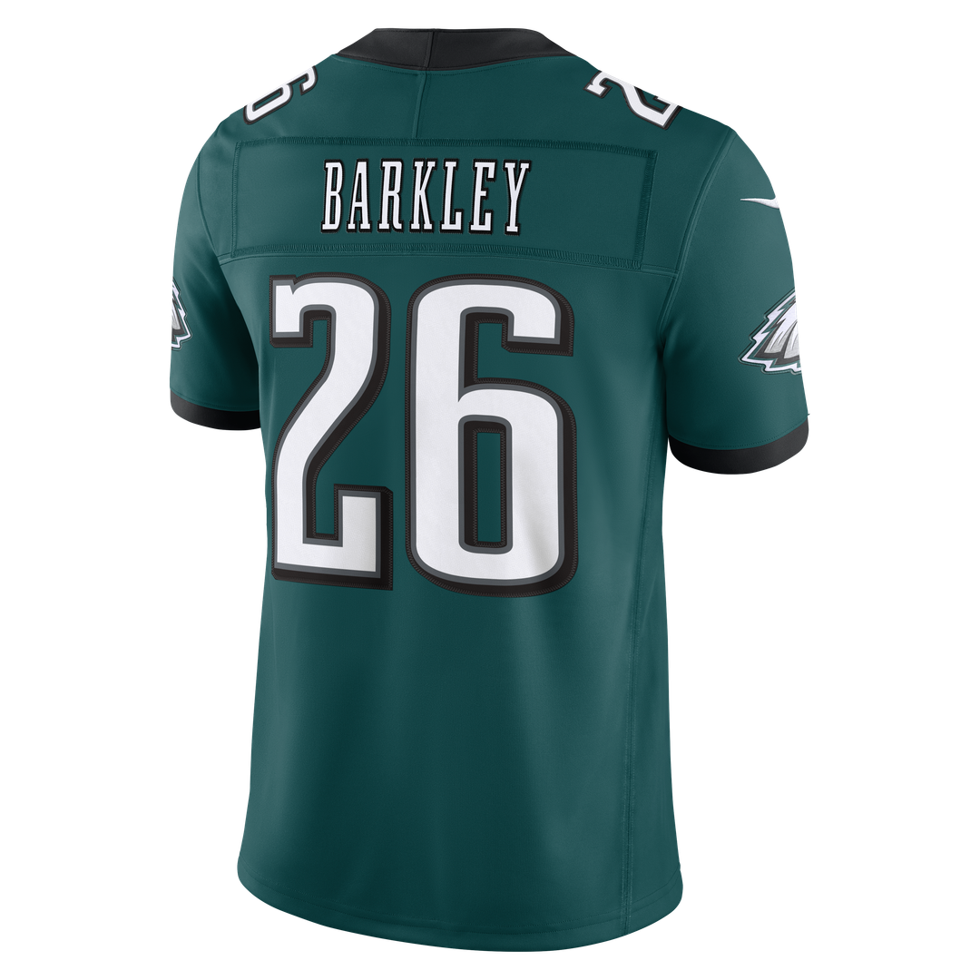 Men's Philadelphia Eagles Saquon Barkley Nike Black Alternate Vapor F.U.S.E. Stitched Limited Jersey
