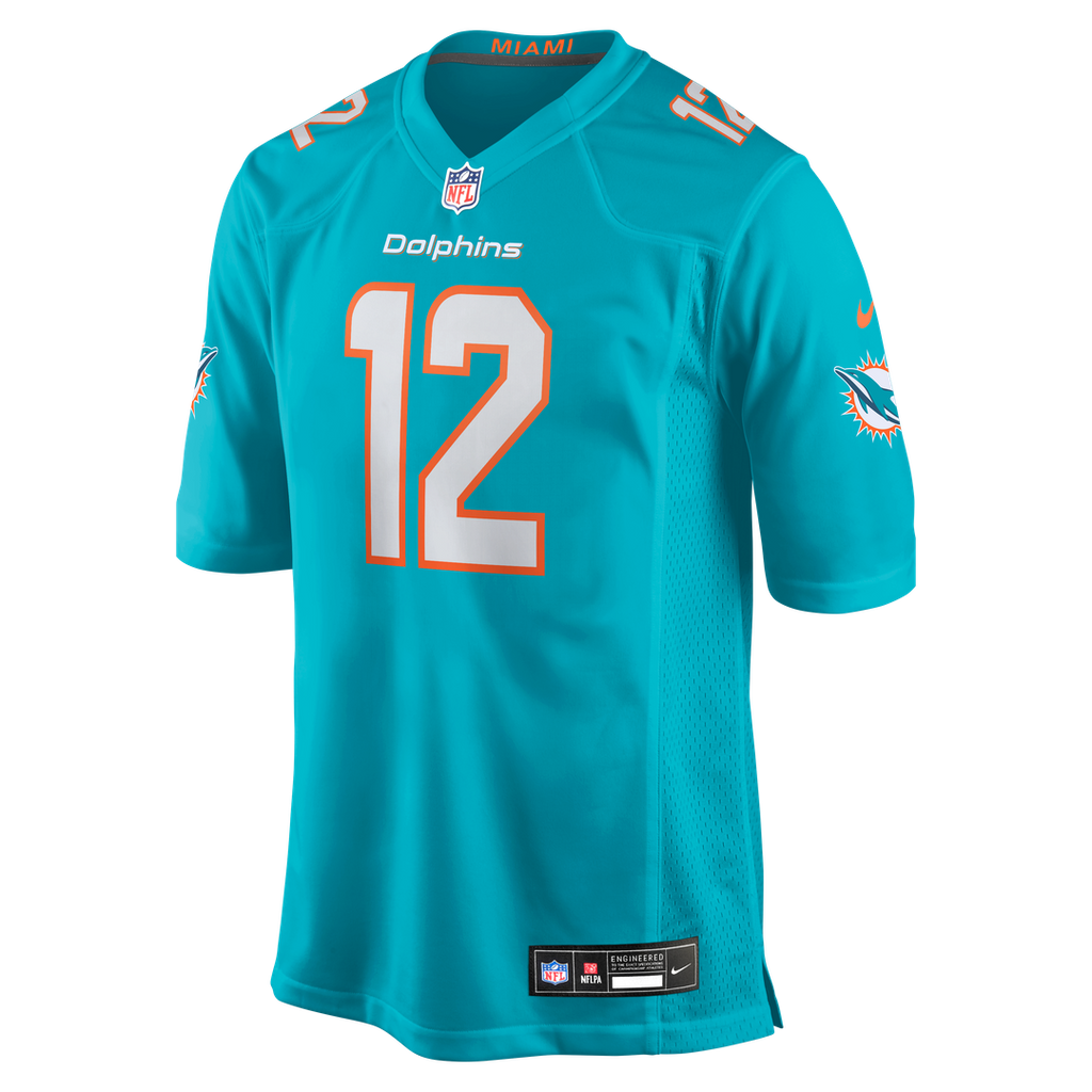 Men's Miami Dolphins Bob Griese Nike Aqua Game Retired Player Jersey
