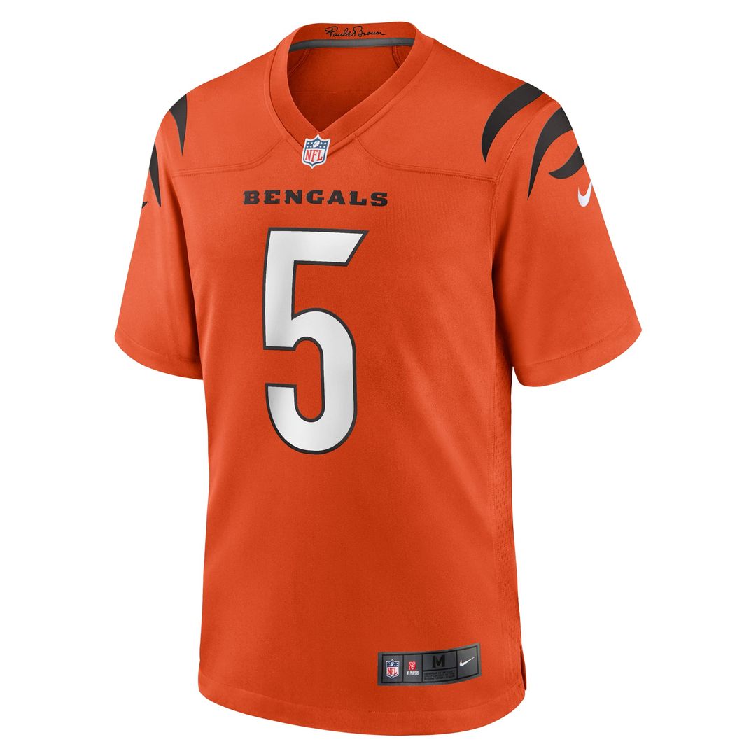 Men's Cincinnati Bengals Tee Higgins Nike White  Game Jersey