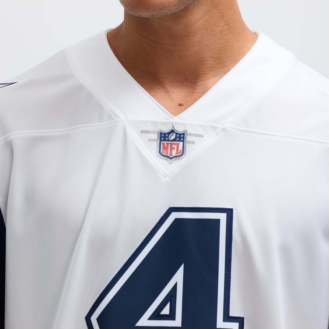 Men's Dallas Cowboys Dak Prescott Nike Navy Vapor Limited Player Jersey