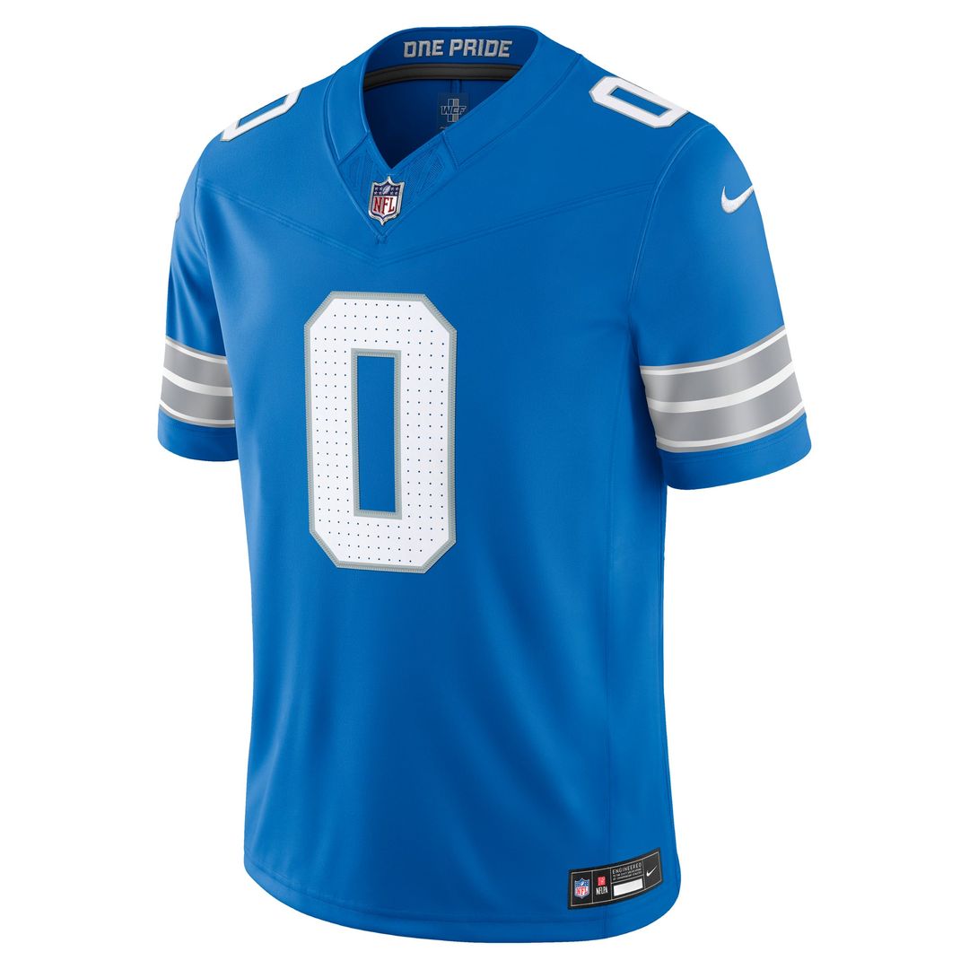 Men's Detroit Lions Jahmyr Gibbs Nike White Vapor F.U.S.E. Stitched Limited Jersey
