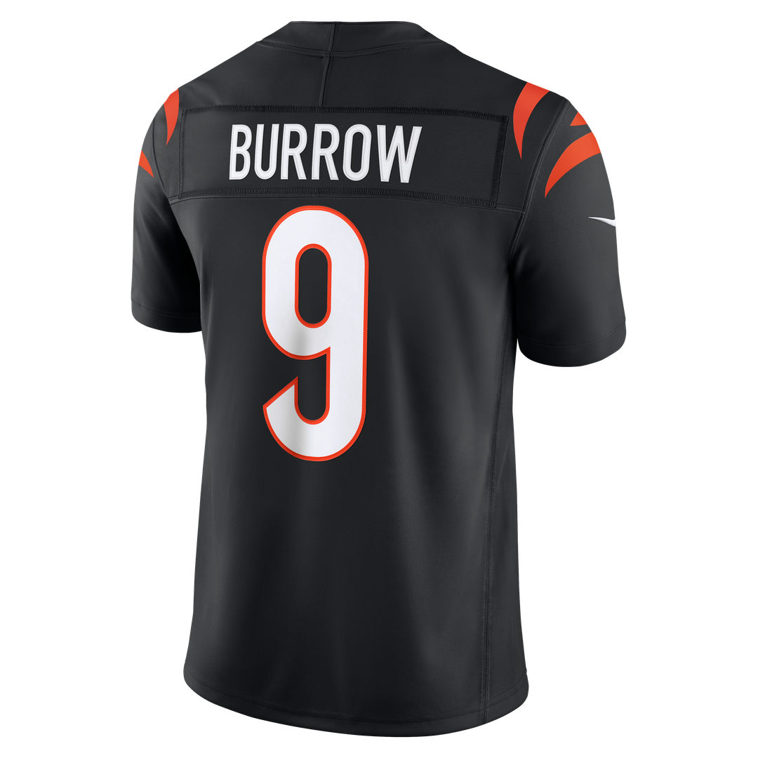Men's Cincinnati Bengals Joe Burrow Nike Black Team Vapor F.U.S.E. Stitched Limited Jersey