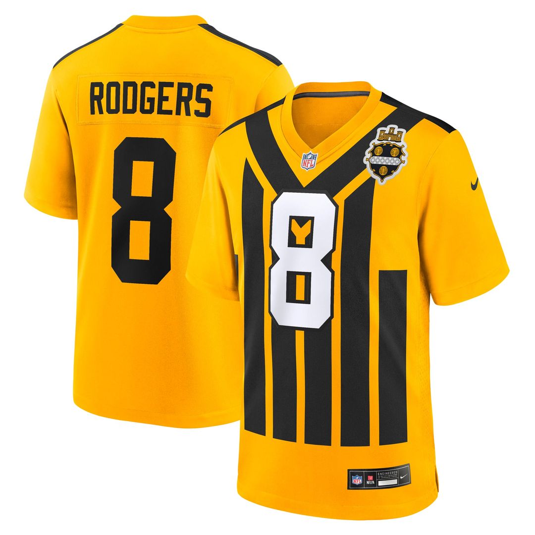 Men's Pittsburgh Steelers Aaron Rodgers Nike White Game Jersey