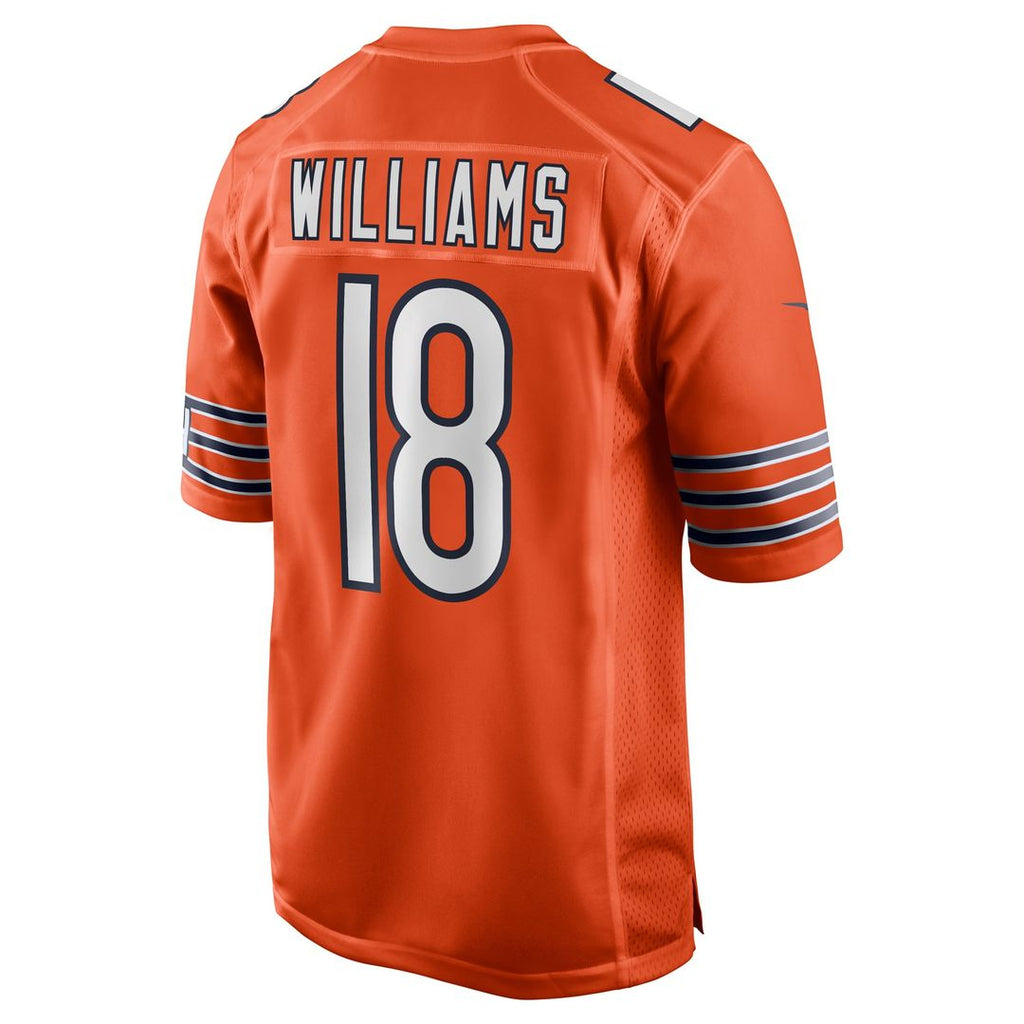 Men's Chicago Bears Caleb Williams Nike Orange Alternate  Player Game Jersey