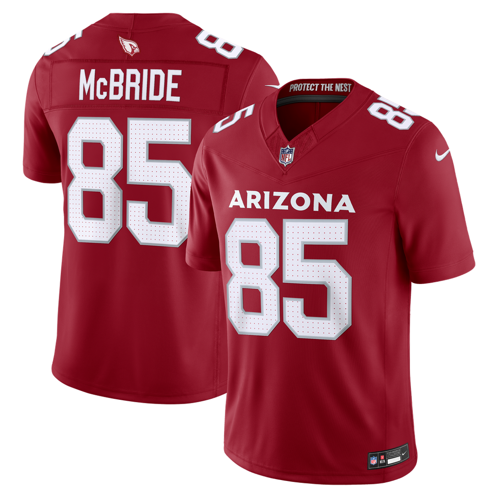 Men's Arizona Cardinals Trey McBride Nike Cardinal Team Vapor F.U.S.E. Stitched Limited Jersey