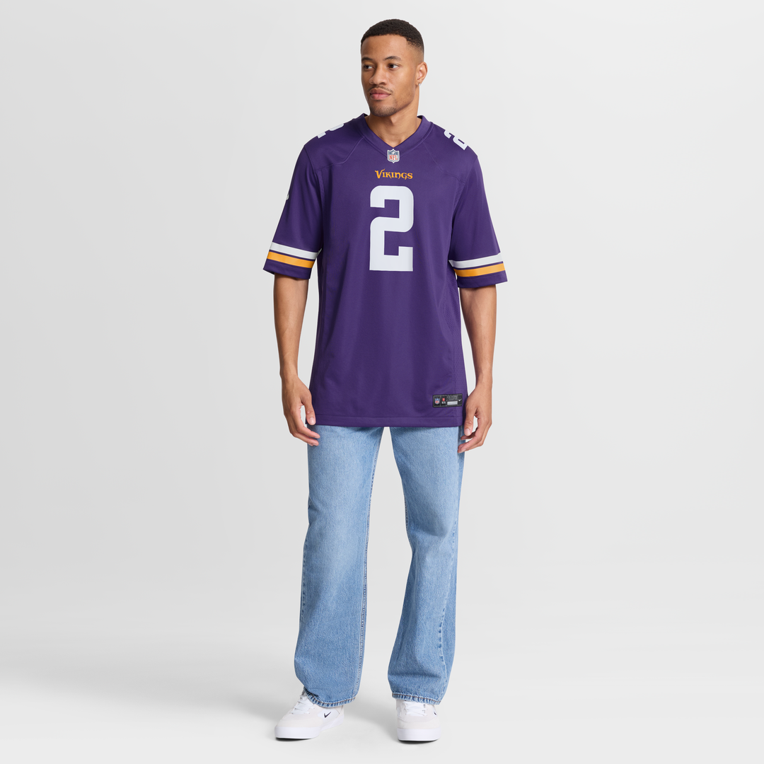 Men's Minnesota Vikings Isaiah Rodgers Nike  Purple Team Game Jersey