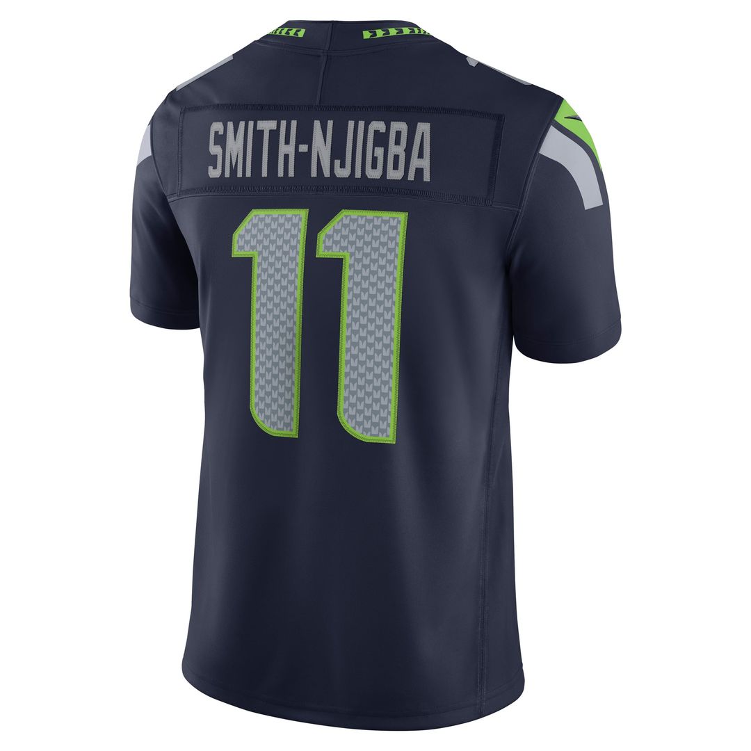 Men's Seattle Seahawks Jaxon Smith-Njigba Nike White Vapor F.U.S.E. Stitched Limited Jersey