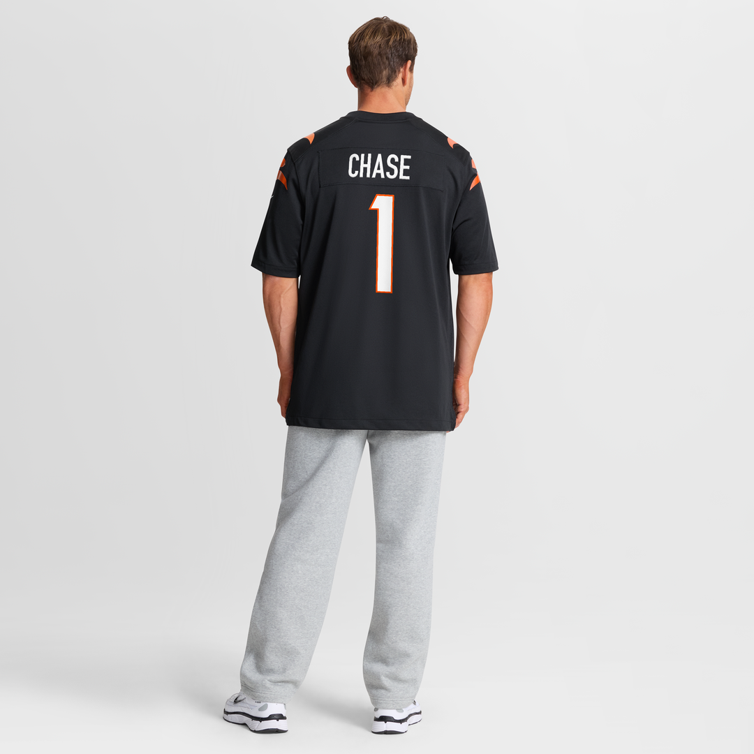 Men's Cincinnati Bengals Ja'Marr Chase Nike Orange Alternate Game Jersey