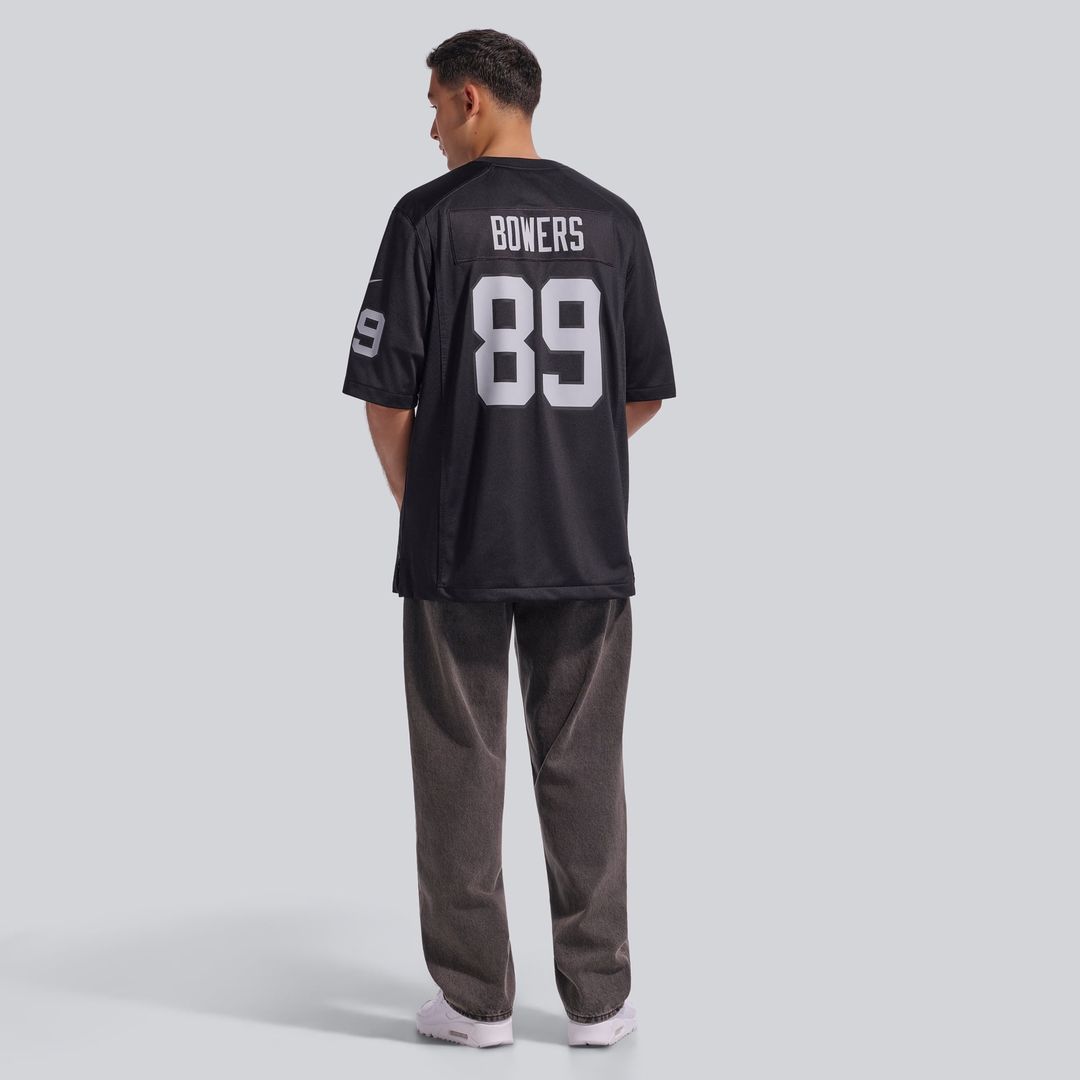 Men's Las Vegas Raiders Brock Bowers Nike  White Game Jersey