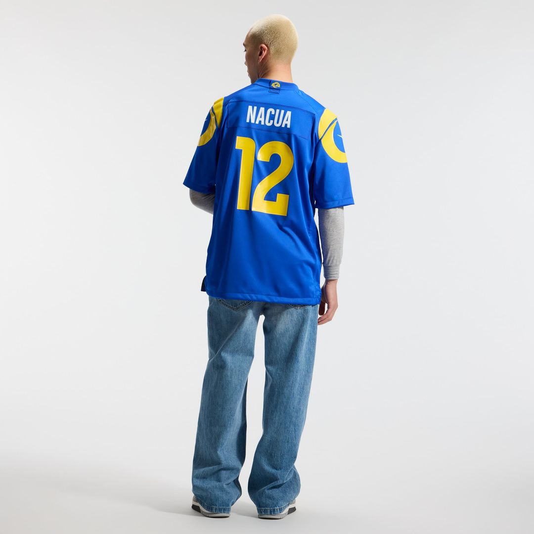 Men's Los Angeles Rams Puka Nacua Nike Classic Sol Game Jersey