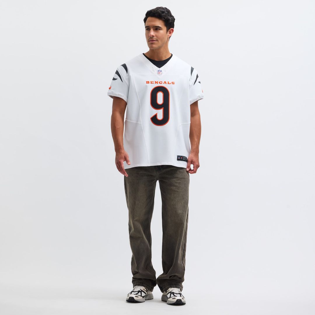 Men's Cincinnati Bengals Joe Burrow Nike White  Vapor F.U.S.E. Elite Jersey