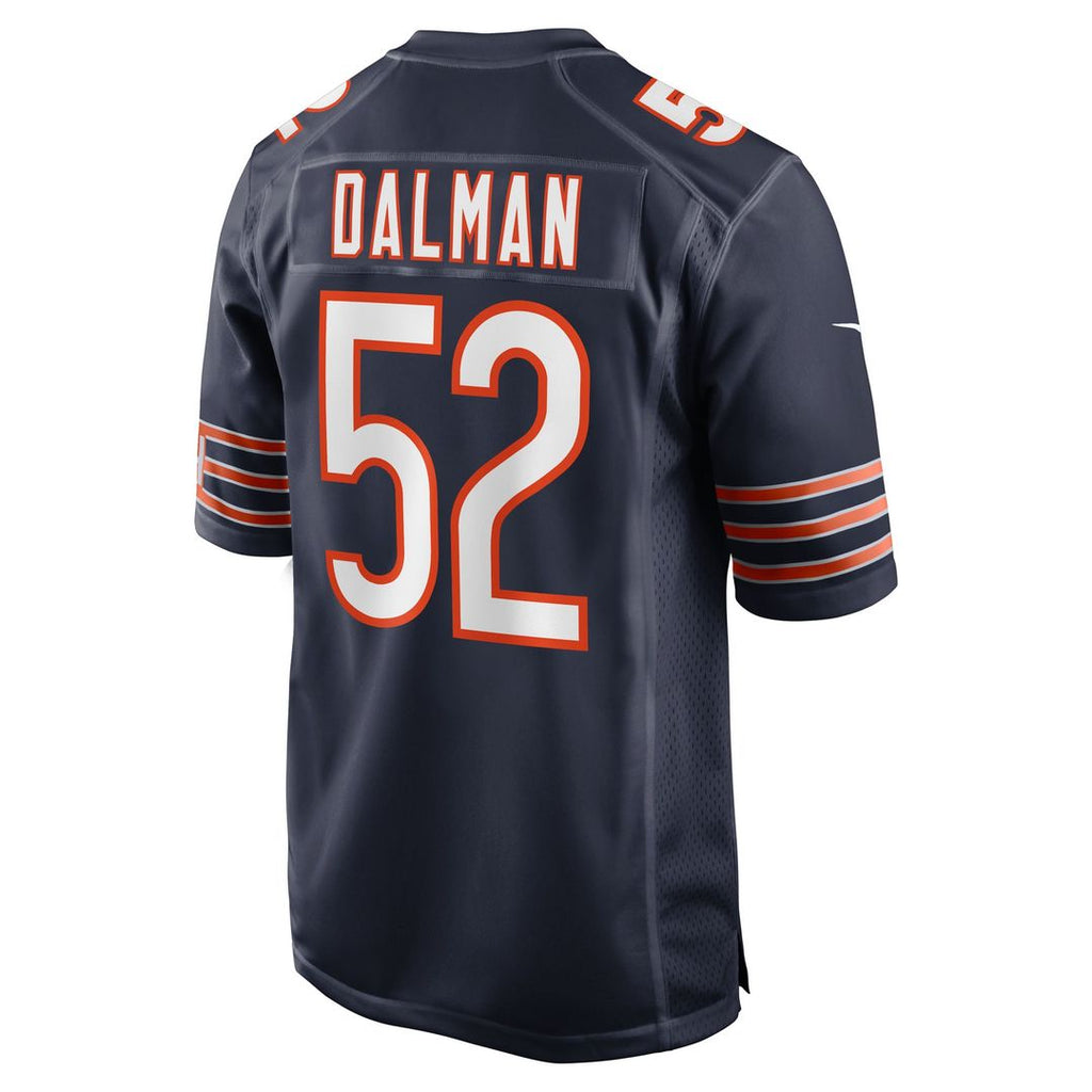 Men's Chicago Bears Drew Dalman Nike  Navy Team Game Jersey