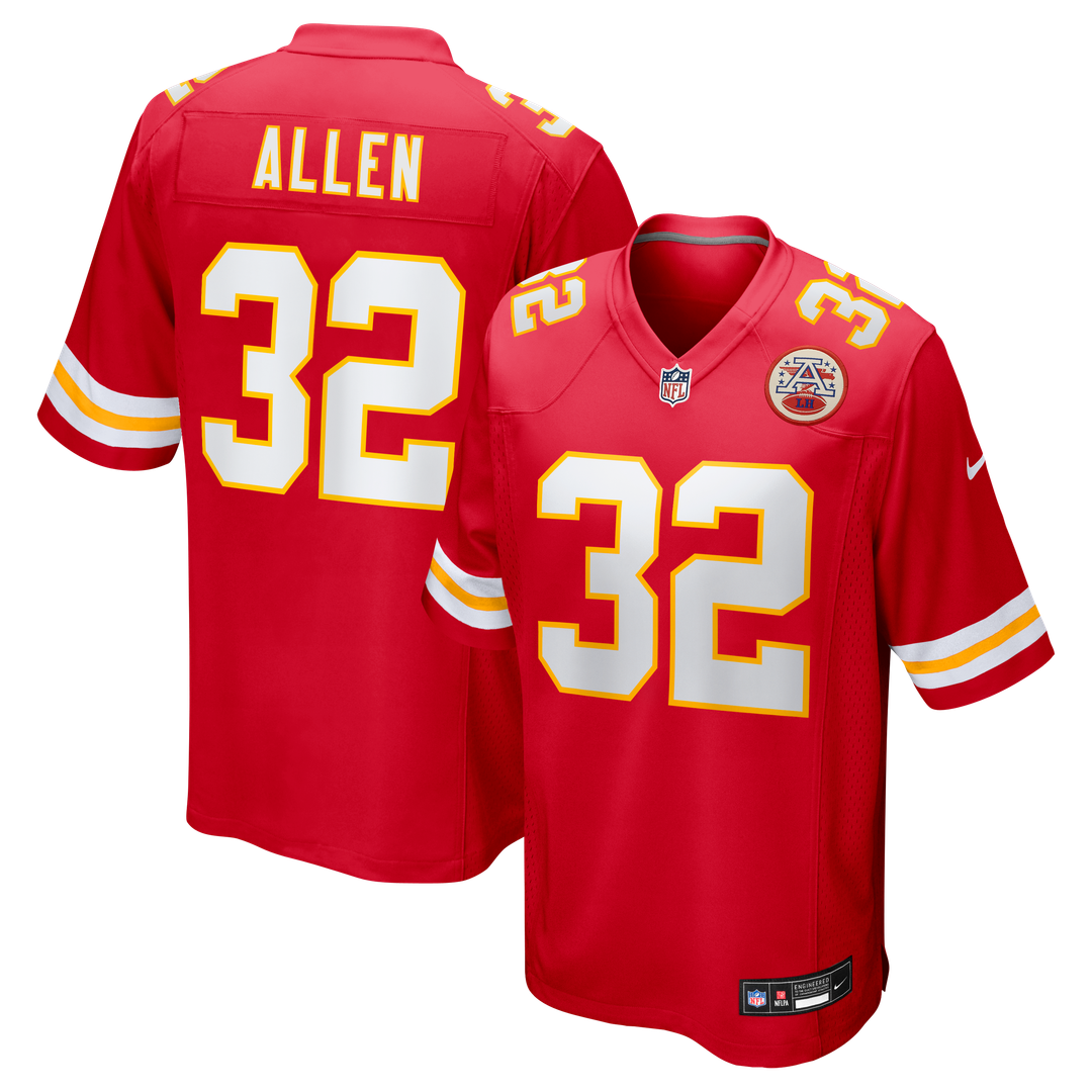 Men's Kansas City Chiefs Marcus Allen Nike White Retired Player Game Jersey