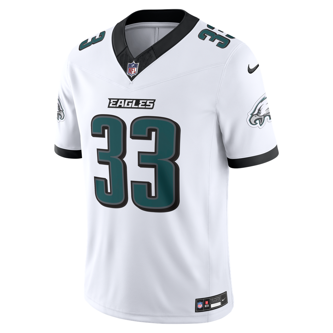 Men's Philadelphia Eagles Cooper DeJean Nike White Vapor F.U.S.E. Stitched Limited Jersey