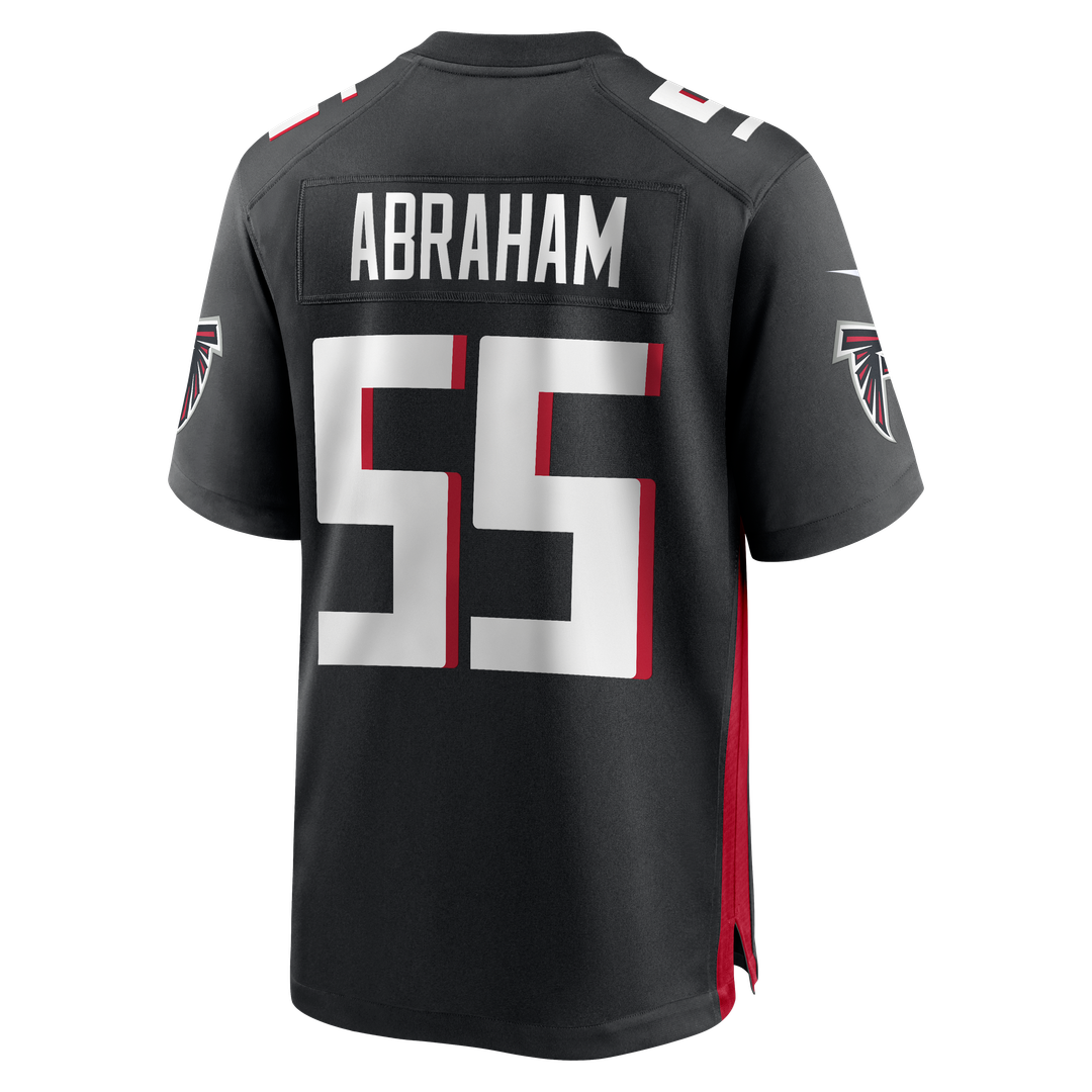 Men's Atlanta Falcons John Abraham Nike Black Game Retired Player Jersey