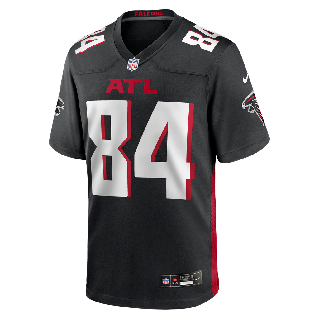 Men's Atlanta Falcons Alfred Jenkins Nike Black Game Retired Player Jersey