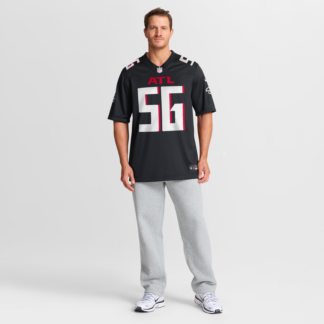 Men's Atlanta Falcons Leonard Floyd Nike  Black Team Game Jersey
