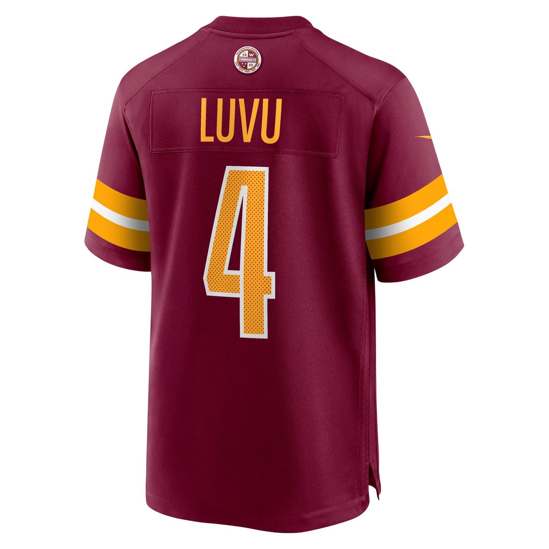 Men's Washington Commanders Frankie Luvu Nike  Burgundy  Game Jersey