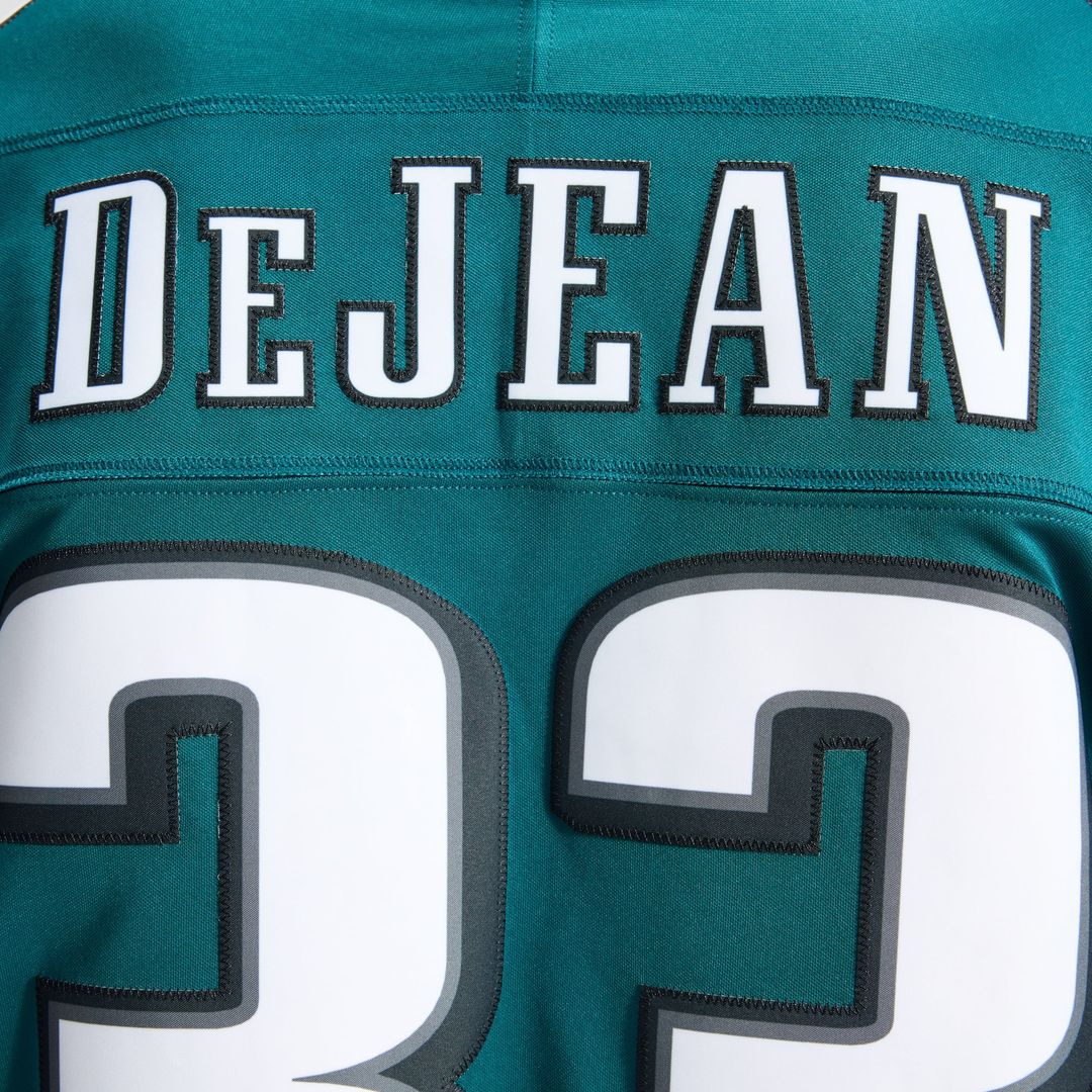 Men's Philadelphia Eagles Cooper DeJean Nike Black Alternate Vapor F.U.S.E. Stitched Limited Jersey
