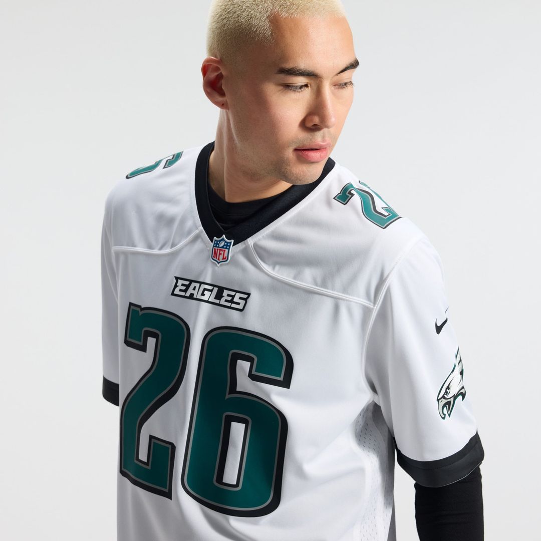 Men's Philadelphia Eagles Saquon Barkley Nike  Kelly Green Alternate Game Jersey