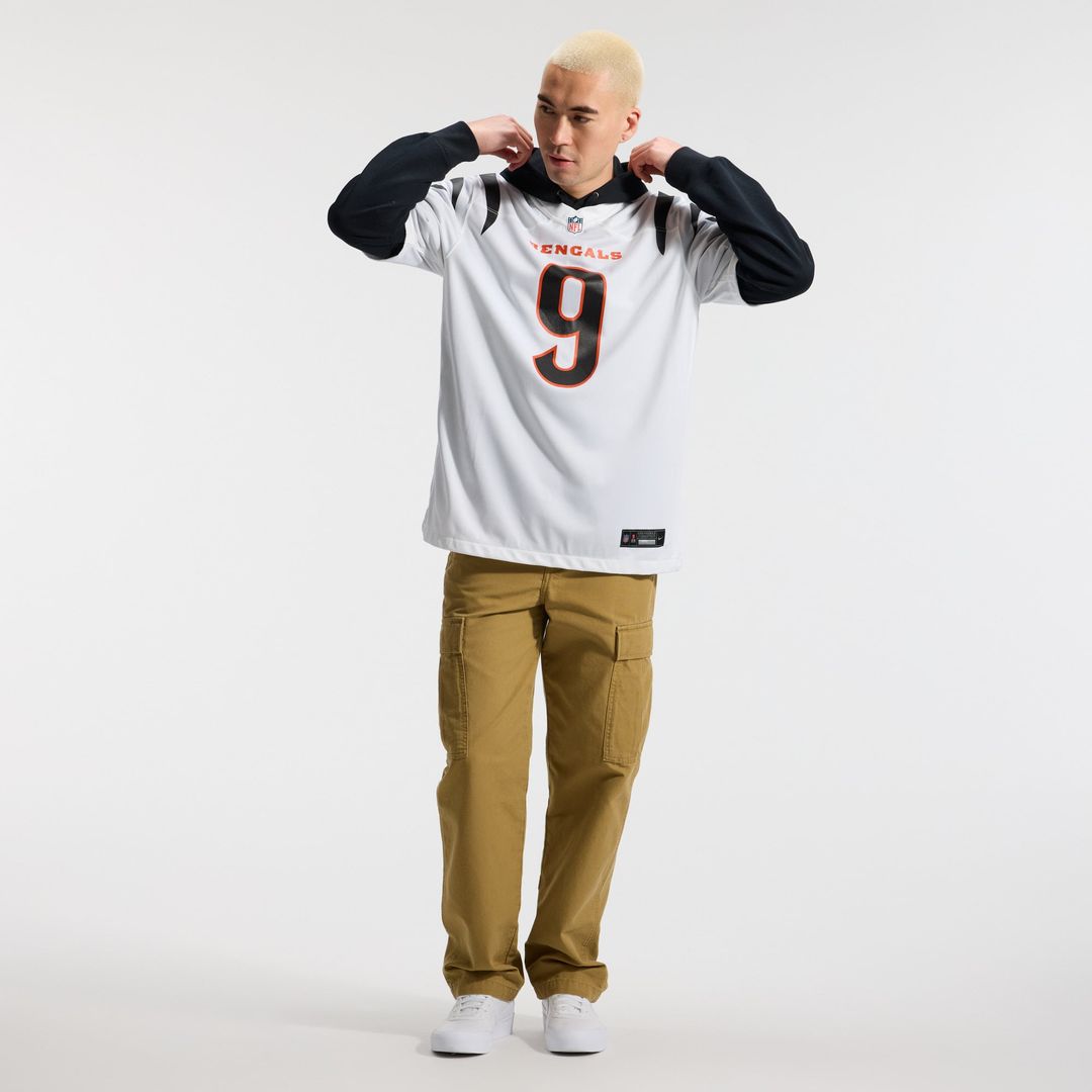 Men's Cincinnati Bengals Joe Burrow Nike White Game Jersey