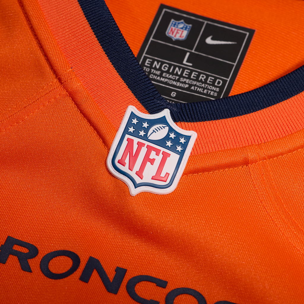 Men's Denver Broncos Marques Cox Nike  Orange Team Game Jersey