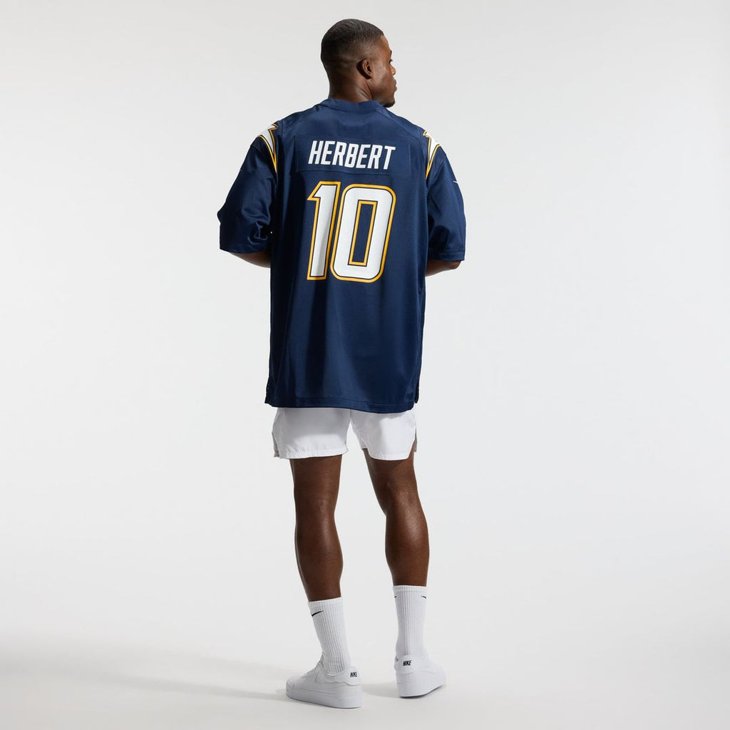 Men's Los Angeles Chargers Justin Herbert Nike Navy Alternate Super Chargers Game Player Jersey