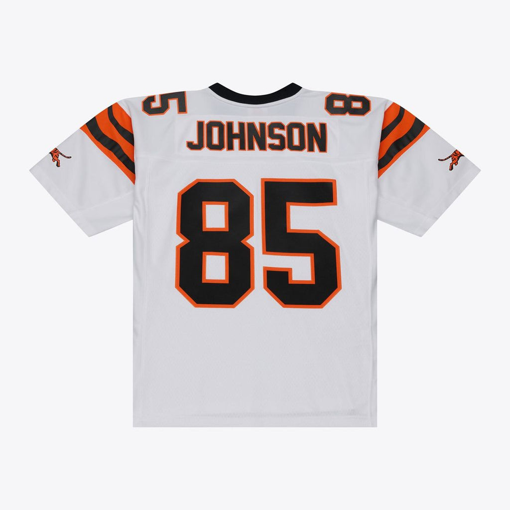Men's Cincinnati Bengals Chad Johnson Mitchell & Ness White 2001 Legacy Replica Player Jersey