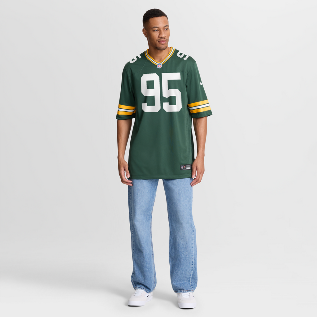 Men's Green Bay Packers Devonte Wyatt Nike Green Player Game Jersey