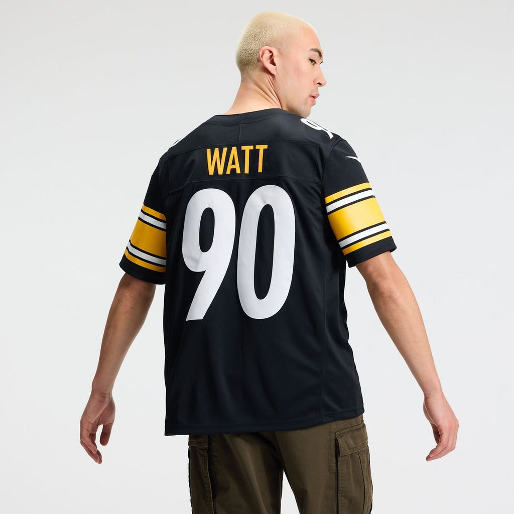 Men's Pittsburgh Steelers T.J. Watt Nike Gold Alternate Vapor F.U.S.E. Stitched Limited Jersey