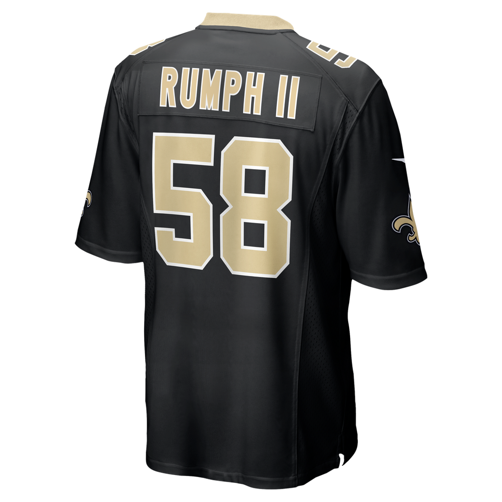 Men's New Orleans Saints Chris Rumph II Nike  Black Team Game Jersey
